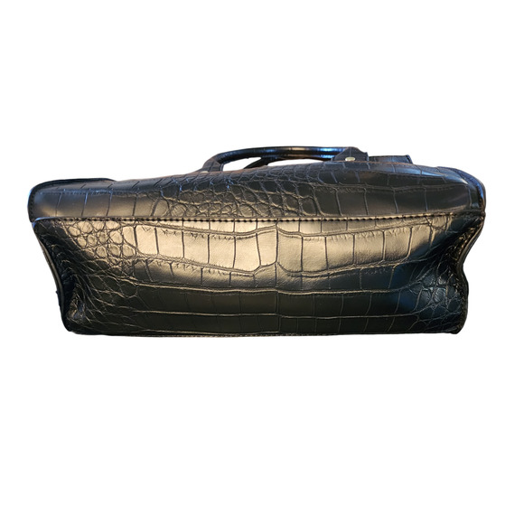 Marc Fisher Cherry Hill Belted Tote in black Faux Leather - Picture 5 of 8